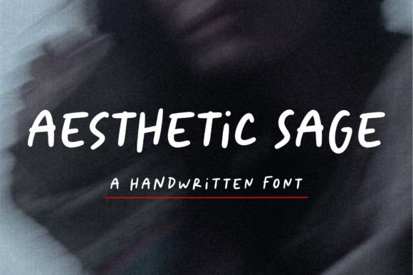 Aesthetic Sage: A Handwritten Display Font That Speaks Before You Scroll