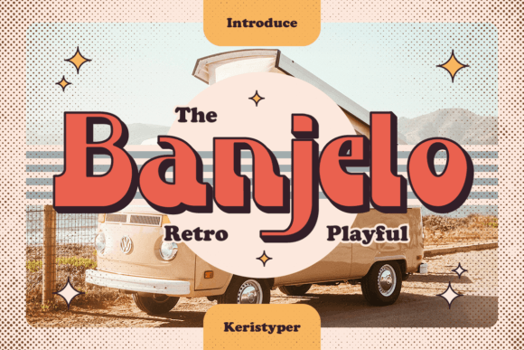 Banjelo: A Display Font with 90s Soul and Editorial Warmth