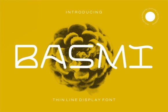Basmi: A Display Font That Makes Your Headlines Pop