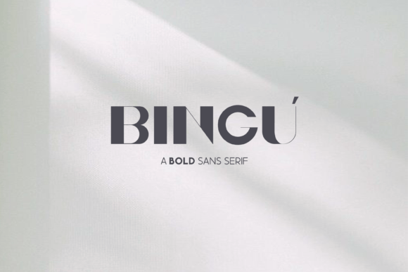 Bingu Display Font for Handmade Creators
