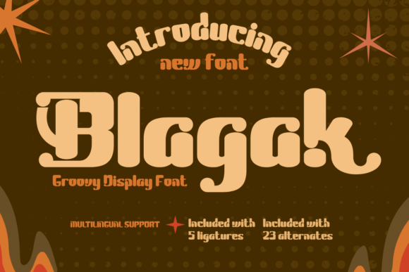 Blagak: An Elegant Display Font for Thoughtful Branding