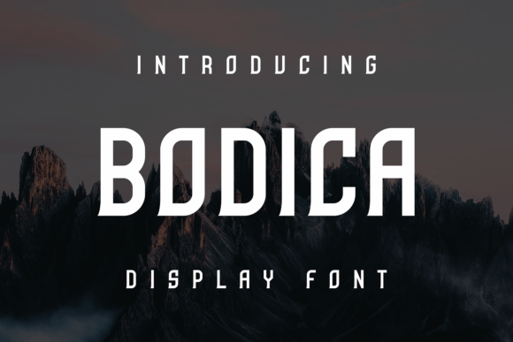 Bodica: A Display Font That Breathes Quiet Confidence