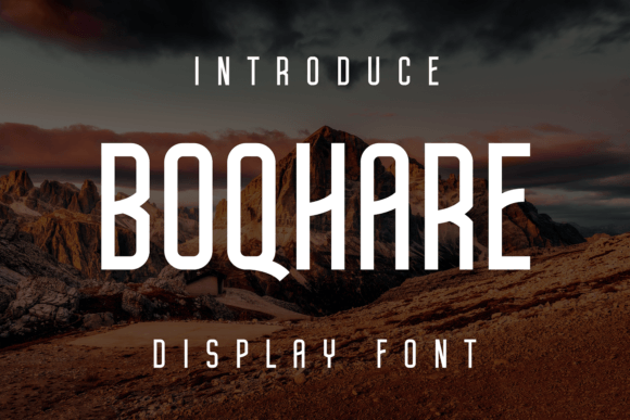 Boqhare: A Standout Display Font for Scroll-Stopping Campaigns