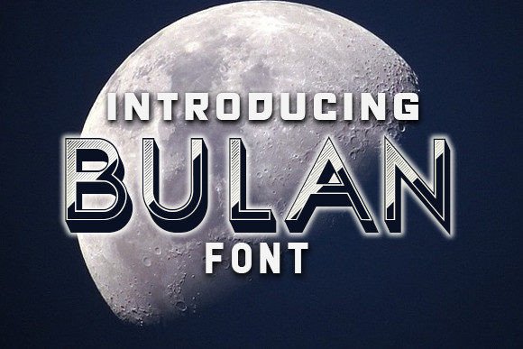Bulan: A Display Typeface That Breathes Calm Into Your Designs