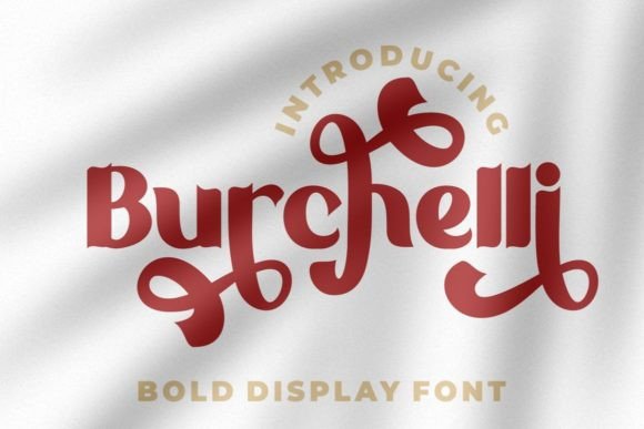 Burchelli: A Bold Display Sans Font for Lively Brand Identities