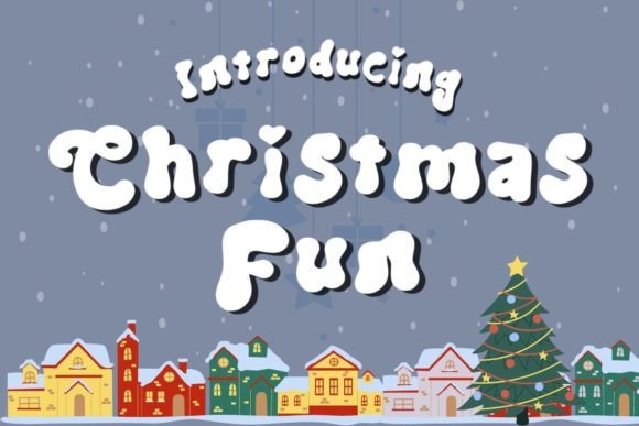 Christmas Fun Duo: A Festive Display Font for Small Business Branding