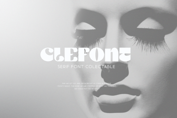Clefont: A Stylish Display Font for Handmade Creators