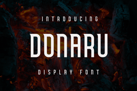 Donaru: A Modern Display Font for Editorial Design