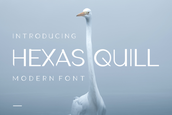 Hexas Quill: A Modern Display Font for Editorial Impact