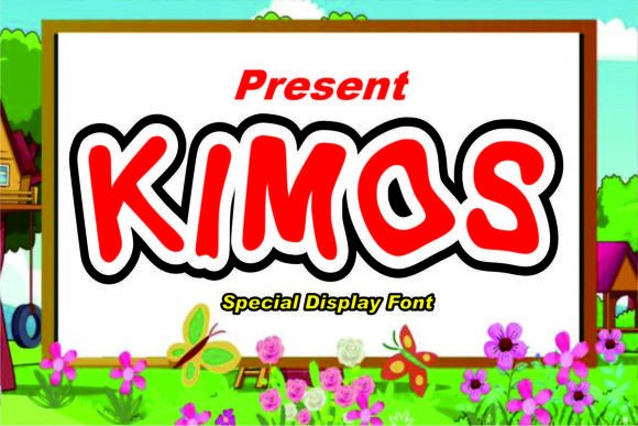 Kimos: A Friendly Display Font for Playful Digital Brands