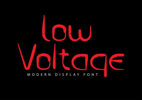 Low Voltage: A Display Font That Sparks Instant Recognition