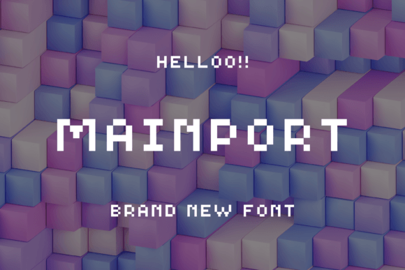 Mainport: A Distinctive Display Font for Brand Identity Work