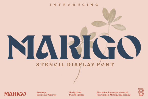 Marigo: A Thoughtful Display Font for Digital Branding