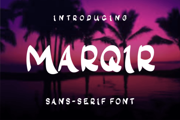 Marqir: A Distinctive Display Font for Editorial Impact