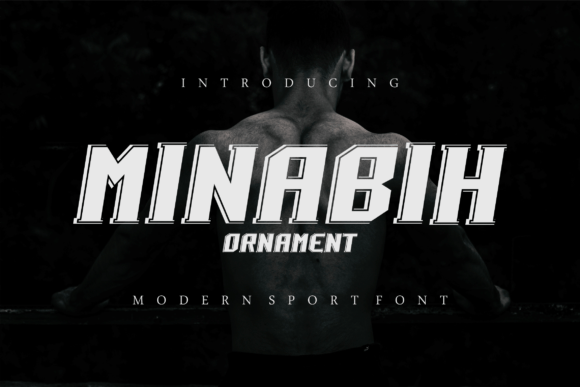 Minabih Ornament: A Bold Display Font That Elevates Handmade Goods