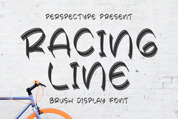 Racing Line: A Modern Display Font for Handmade Creators