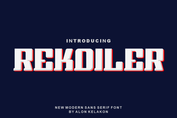 Rekoiler: A Bold Display Font That Anchors Brand Identity