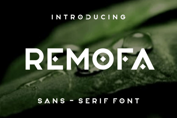 Remofa: A Display Font That Makes Your Headlines Instantly Clickable