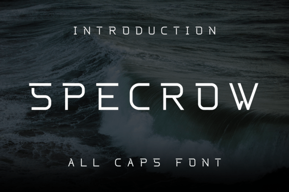 Specrow: A Display Font That Earns Its Space