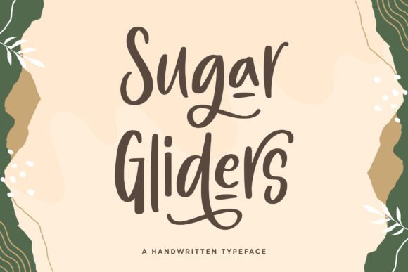Sugar Gliders: A Handwritten Display Font That Feels Human