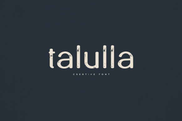Talulla: A Display Font That Earns Its Space