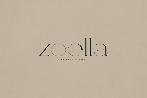 Zoella: A Display Font That Breathes Quiet Confidence